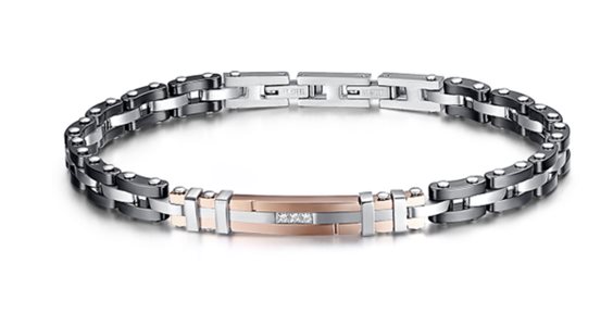 Bracciale Arkano Uomo in Acciaio Zircone BAC40N - BAC40N